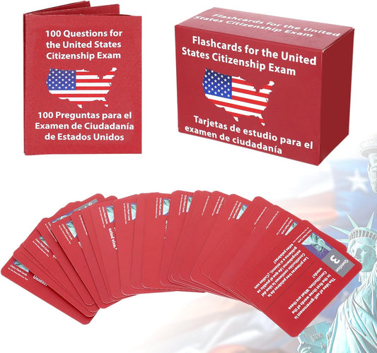 Us Citizenship Test Study Guide 2026, US Citizenship Flash Cards 2026 Bilingual, Tarjetas para La Ciudadania De Las 100 Preguntas, Tarjetas De Ciudadania Inglés, 100 Uscis Answers Flashcards